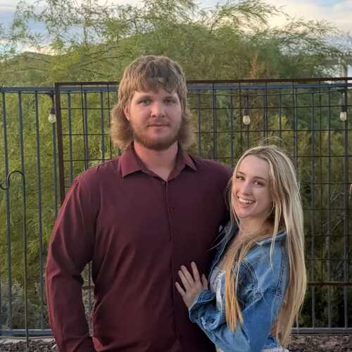 Landon and Alexa, owners of L&A Christian Cleanout